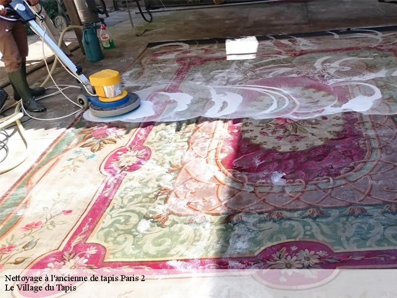 Nettoyage à l'ancienne de tapis paris-2-75002 Le Village du Tapis