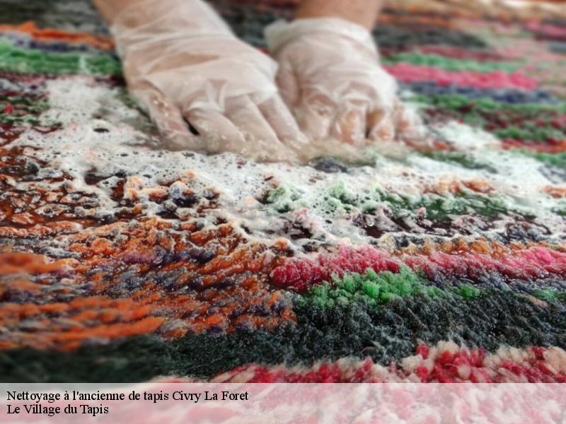 Nettoyage à l'ancienne de tapis civry-la-foret-78910 Le Village du Tapis