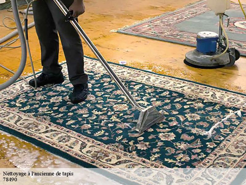 Nettoyage à l'ancienne de tapis mareil-le-guyon-78490 Le Village du Tapis