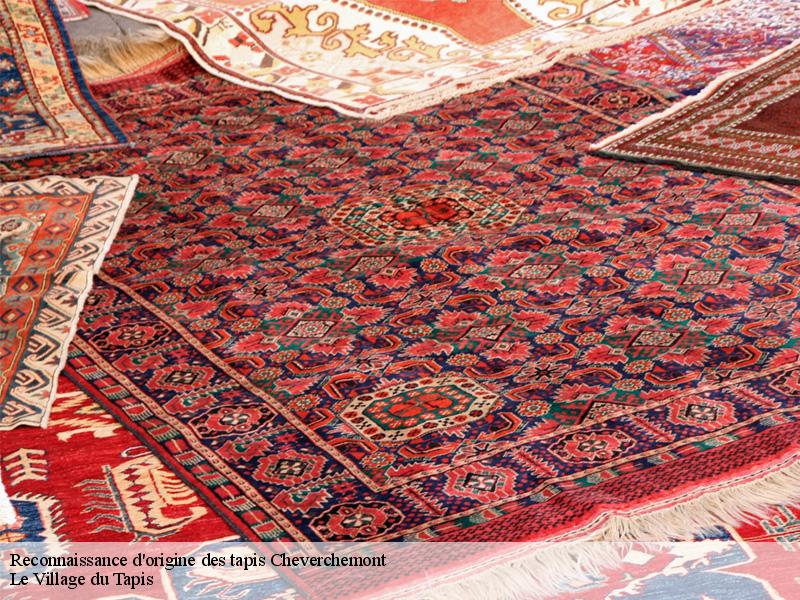 Reconnaissance d'origine des tapis  cheverchemont-78510 Le Village du Tapis