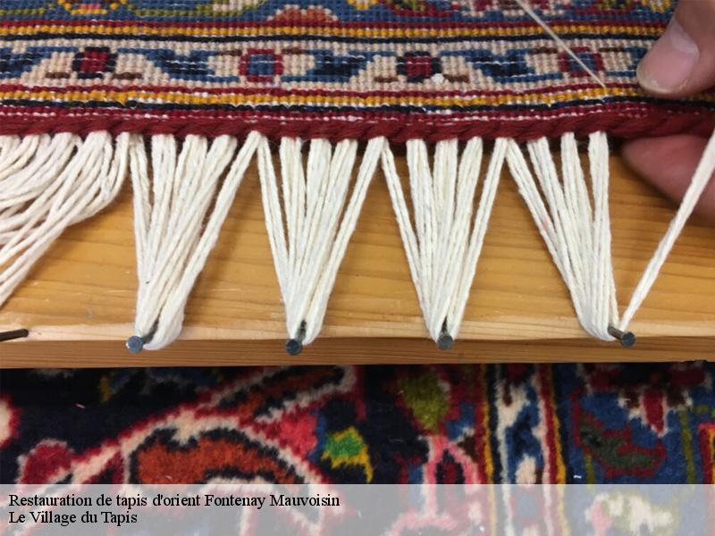 Restauration de tapis d'orient fontenay-mauvoisin-78200 Le Village du Tapis